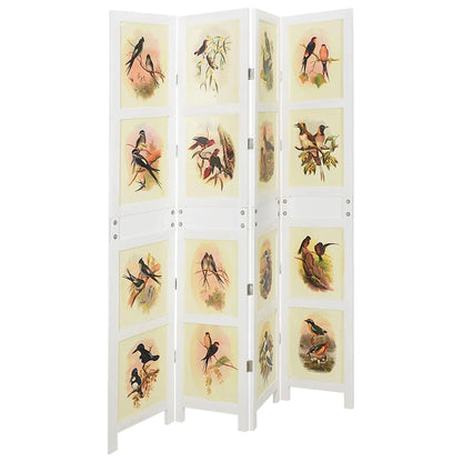 Romdivider Panel Bílá 212 X 165 Cm Mdf