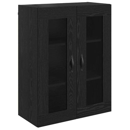 Vysoký Bufet Černý Dub 69,5 X 34 X 90 Cm Kompozitní Dřevo