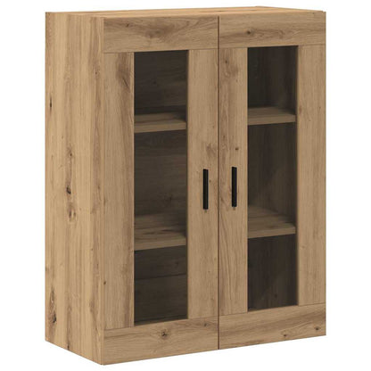 Vysoký Bufet 2 Ks Artisanový Dub 69,5 X 34 X 180 Cm