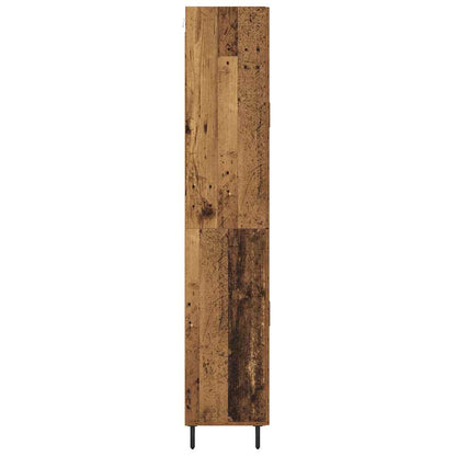Vysoký Bufet Staré Dřevo 69,5 X 34 X 180 Cm Kompozitní Dřevo