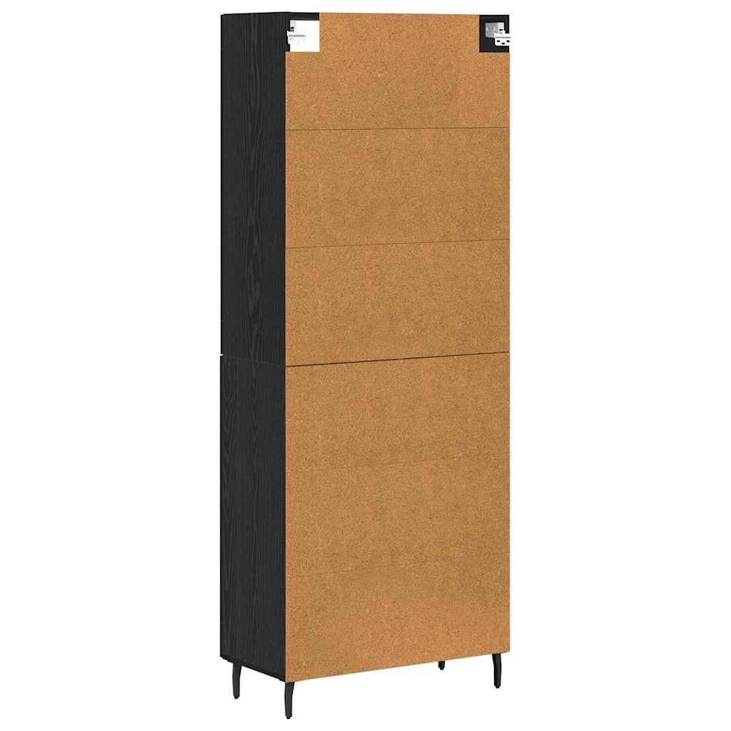 Vysoký Bufet 2 Ks Artisanový Dub 69,5 X 34 X 180 Cm