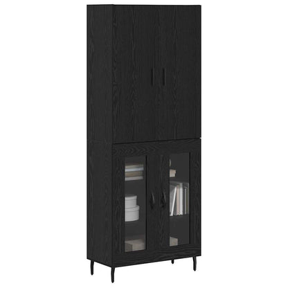 Vysoký Bufet 2 Ks Artisanový Dub 69,5 X 34 X 180 Cm