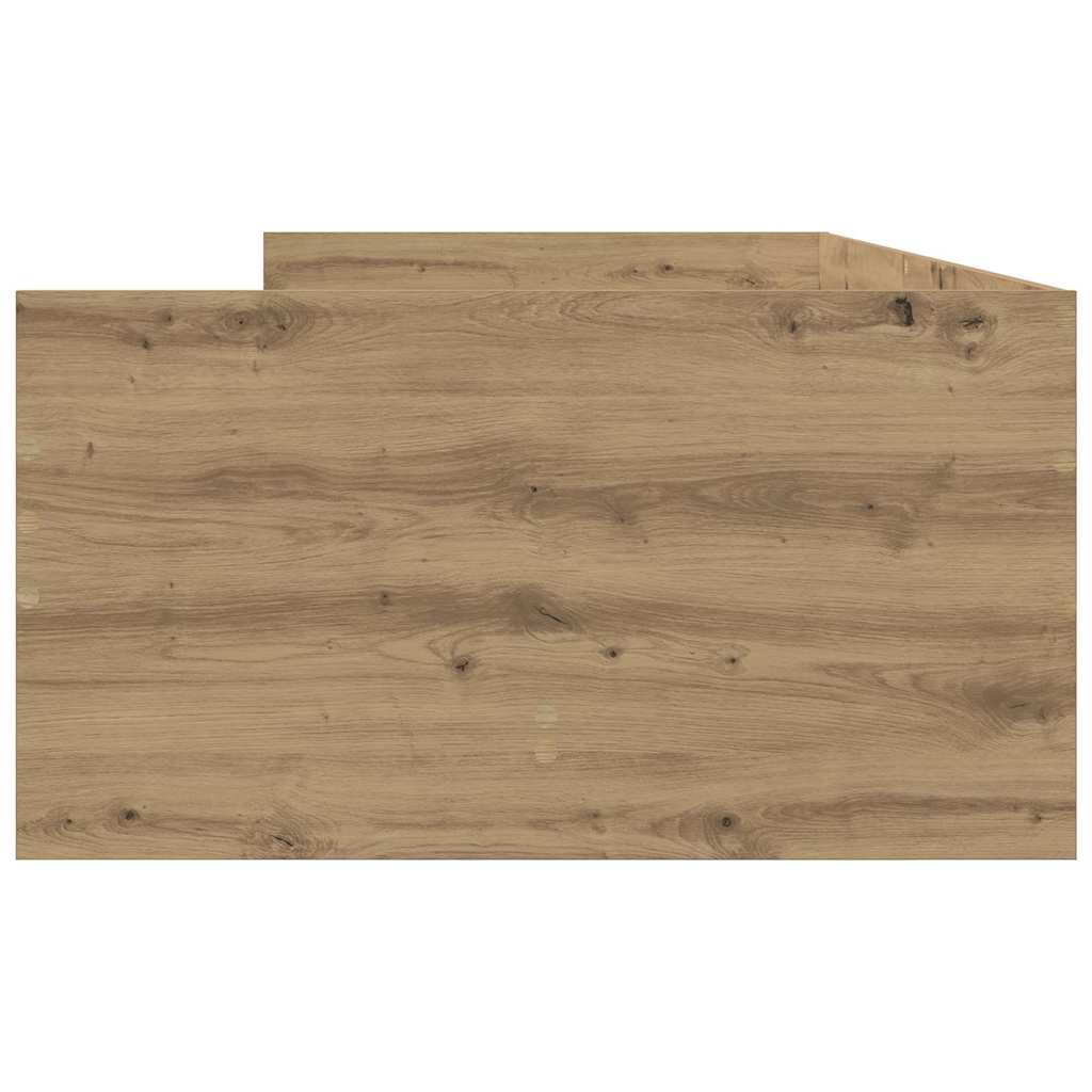 Rám Postele Artisanový Dub 90 X 190 Cm Masivní Borové Dřevo