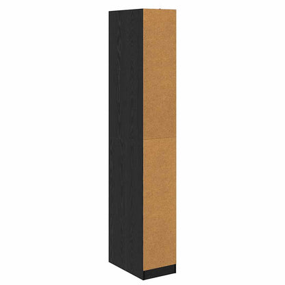 Šatní Skříň Černý Dub 50 X 30 X 200 Cm Kompozitní Dřevo