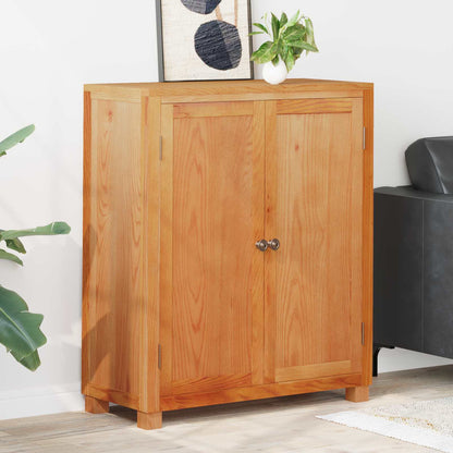 Truhlářský S Policí Hnědá 80 X 35 X 95 Cm Masivní Dubové Dřevo