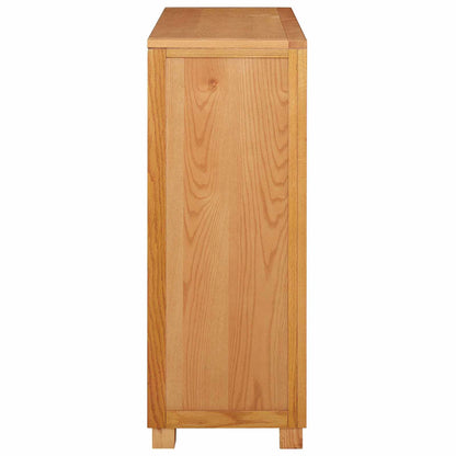 Truhlářský S Policí Hnědá 80 X 35 X 95 Cm Masivní Dubové Dřevo
