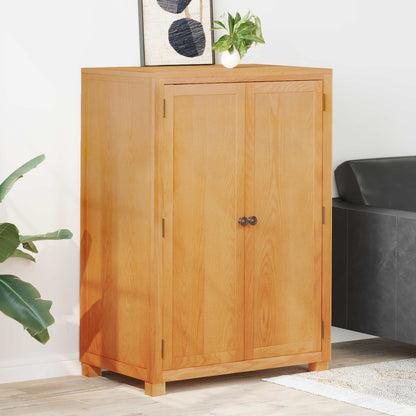 Truhlářský S Policí Hnědá 80 X 35 X 95 Cm Masivní Dubové Dřevo