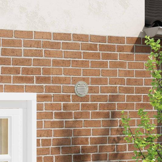 Kryty Vzduchových Ventilátorů 4 Ks Stříbrná Nerezová Ocel