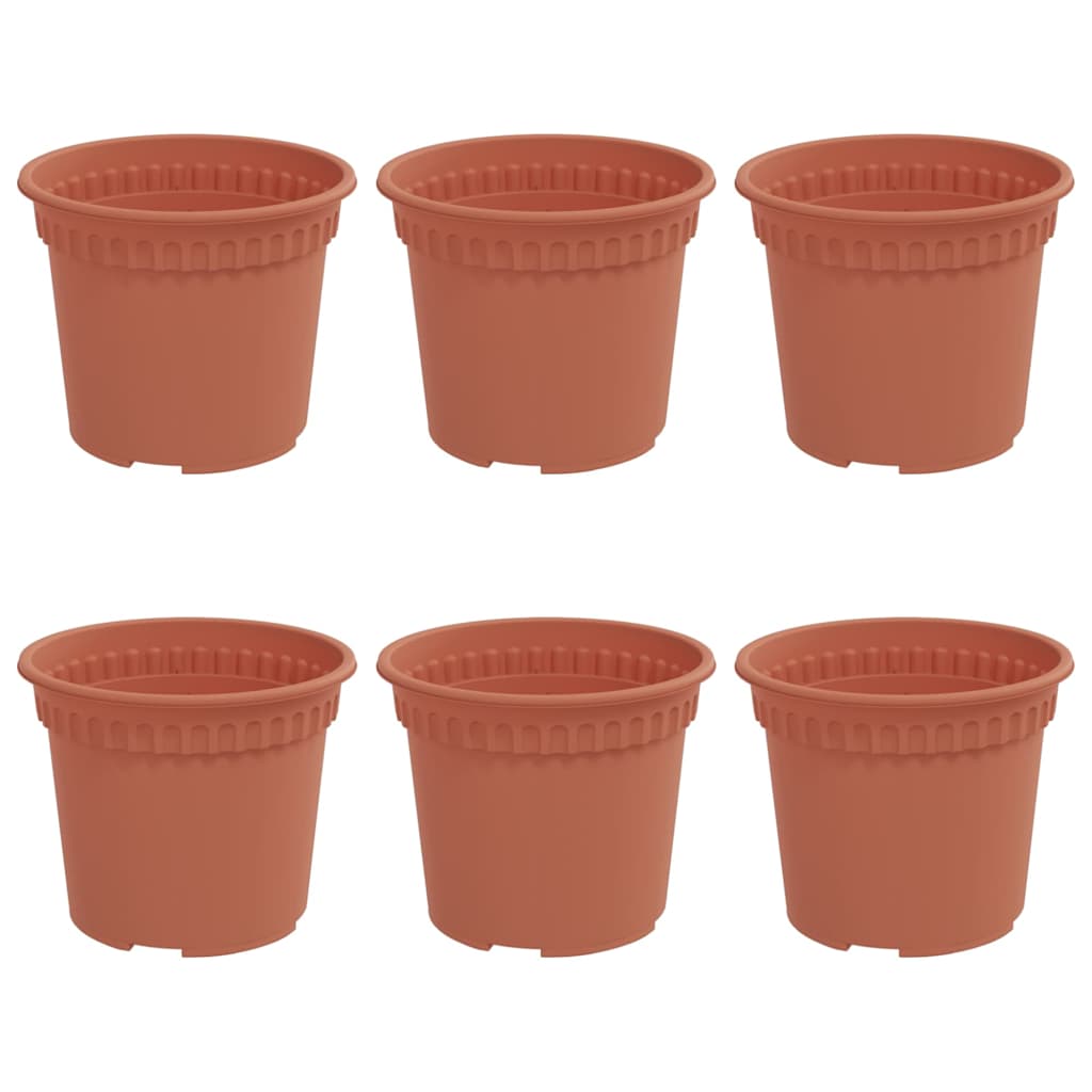 Kulatý Květináč 6 Ks Plast