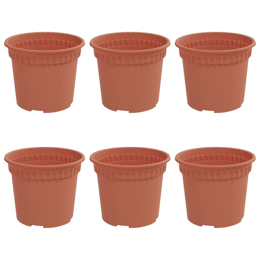 Kulatý Květináč 6 Ks Plast