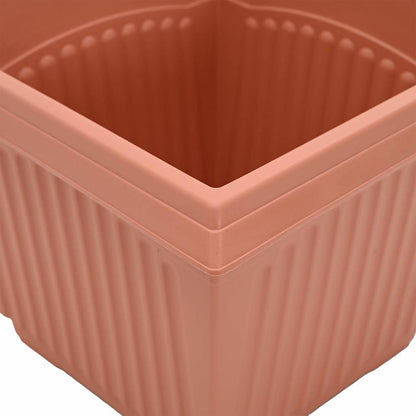 Čtvercový Květináč 24 Ks Plast