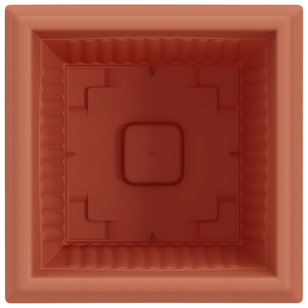 Čtvercový Květináč 24 Ks Plast
