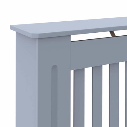 Kryt Radiátoru 2 Pcs Šedá 152 X 19 X 81,5 Cm Kompozitní Dřevo