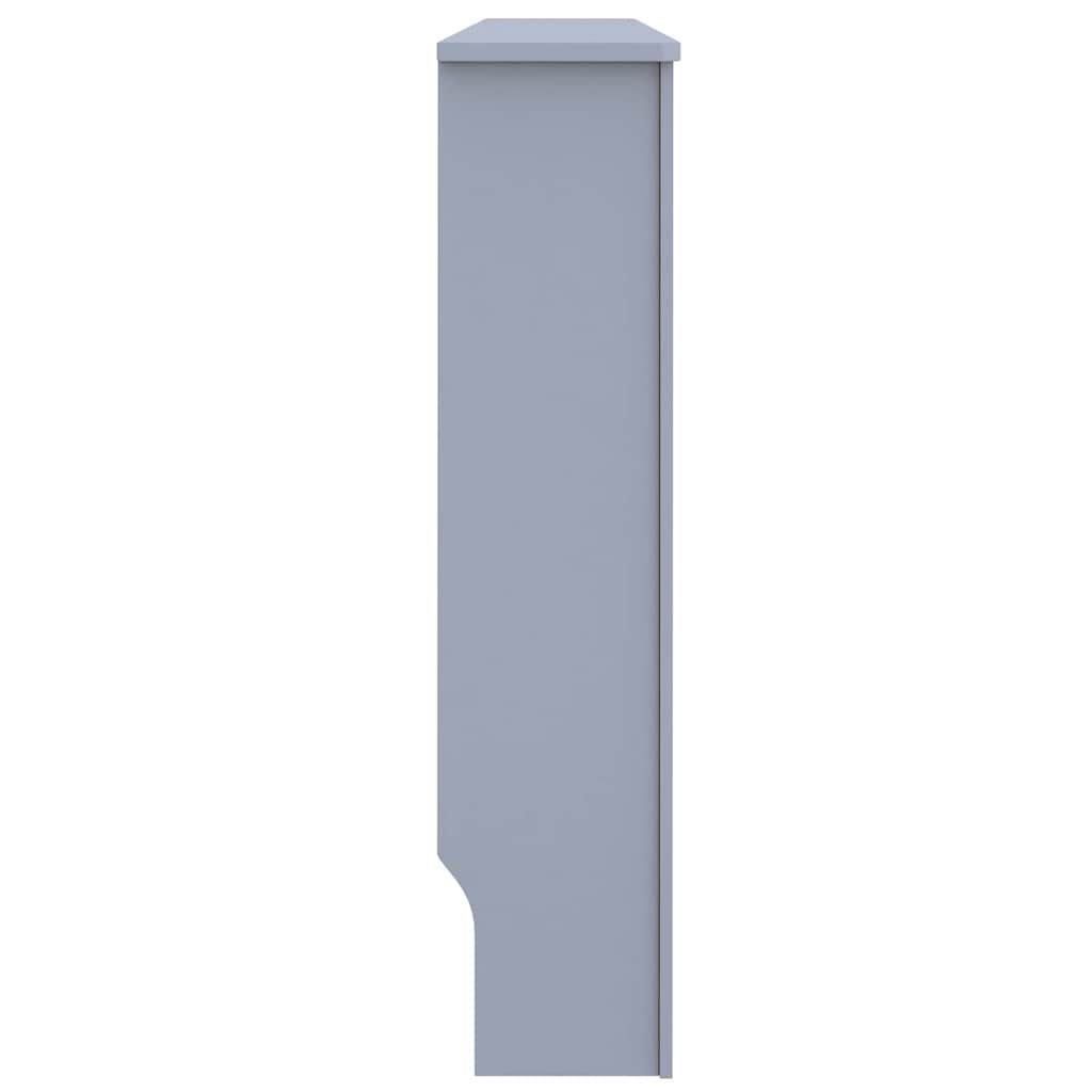 Kryt Radiátoru 2 Pcs Šedá 152 X 19 X 81,5 Cm Kompozitní Dřevo