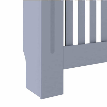 Kryt Radiátoru 2 Pcs Šedá 172 X 19 X 81,5 Cm Kompozitní Dřevo