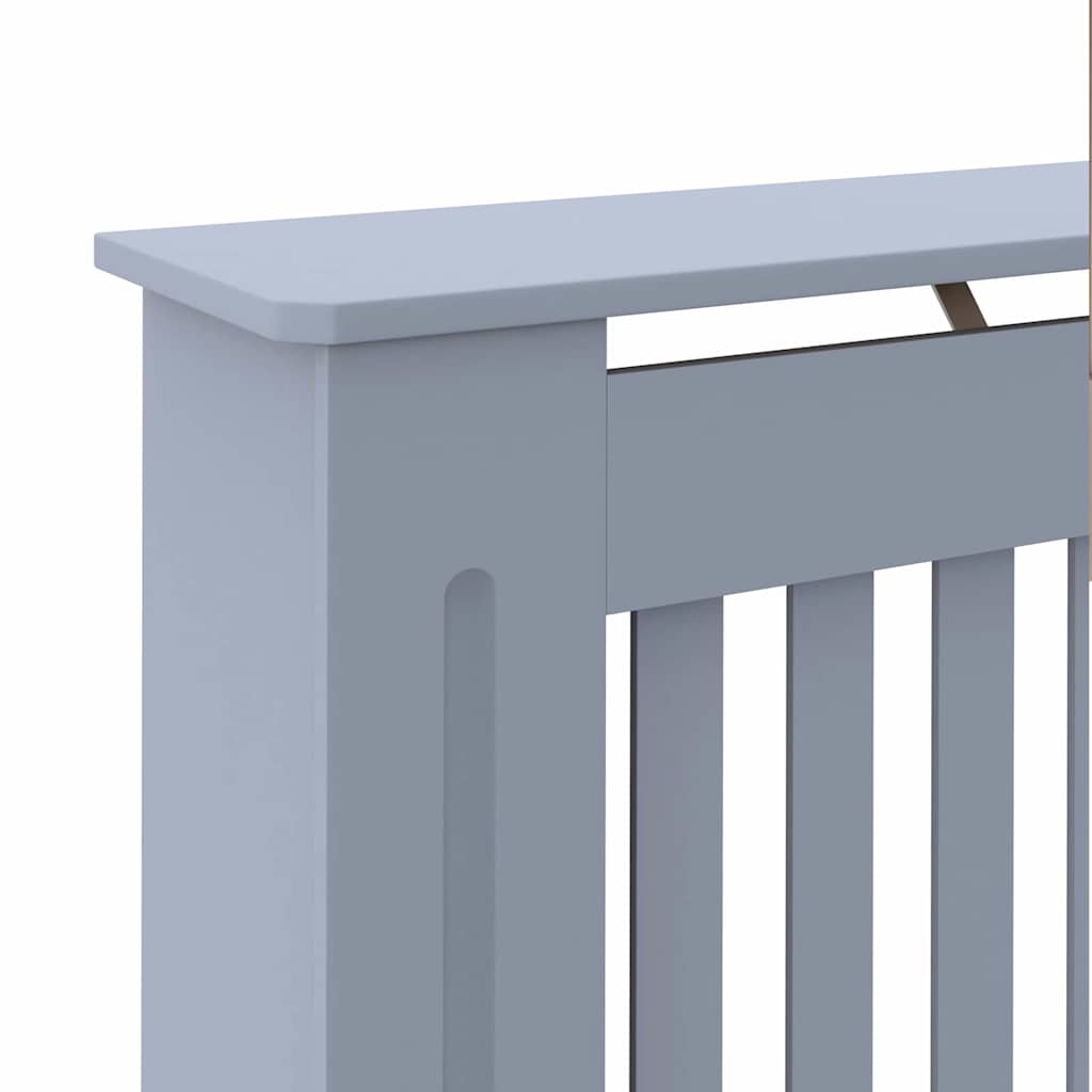 Kryt Radiátoru 2 Pcs Šedá 172 X 19 X 81,5 Cm Kompozitní Dřevo