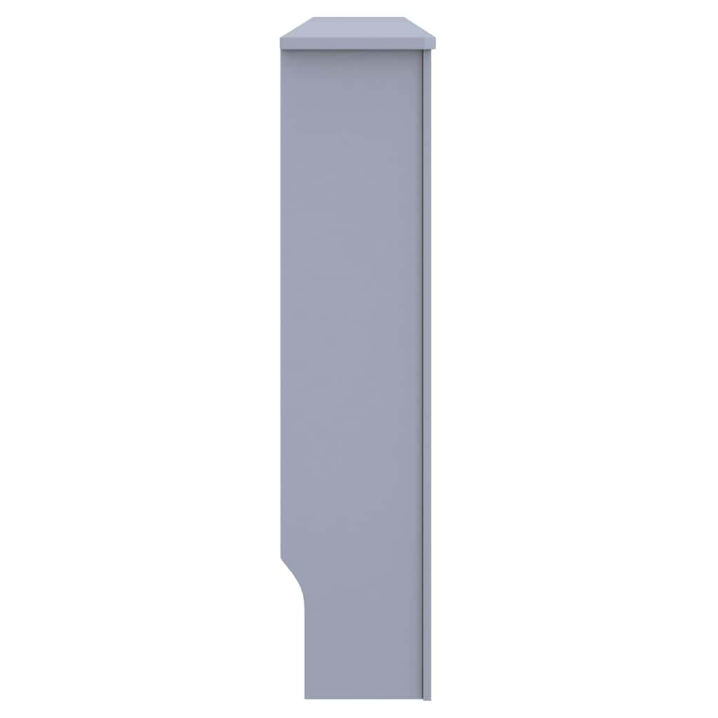 Kryt Radiátoru 2 Pcs Šedá 172 X 19 X 81,5 Cm Kompozitní Dřevo