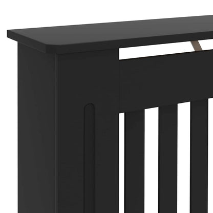 Kryt Radiátoru 2 Pcs Černá 172 X 19 X 81,5 Cm Kompozitní Dřevo