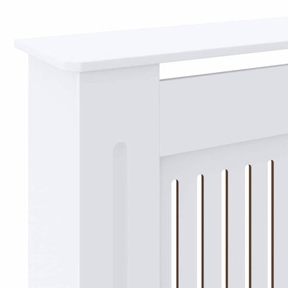 Kryt Radiátoru 2 Pcs Bílá 205 X 20,5 X 81,5 Cm Kompozitní Dřevo
