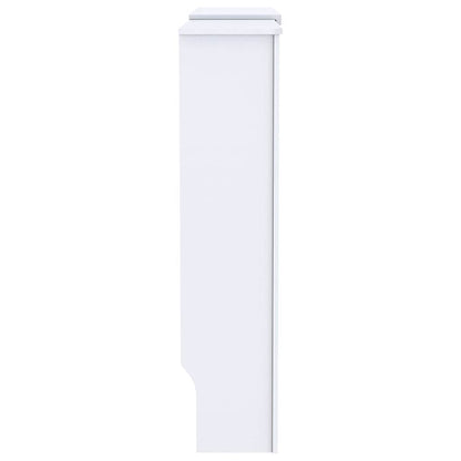 Kryt Radiátoru 2 Pcs Bílá 205 X 20,5 X 81,5 Cm Kompozitní Dřevo