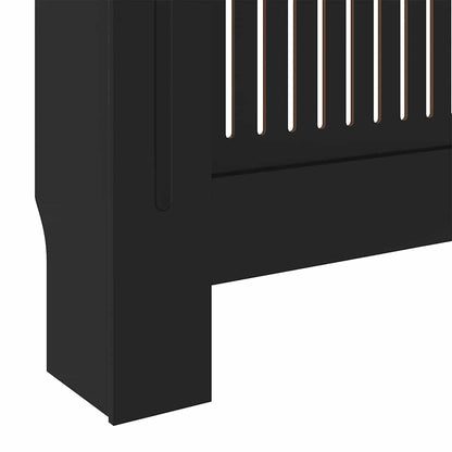 Kryt Radiátoru 2 Pcs Černá 205 X 20,5 X 81,5 Cm