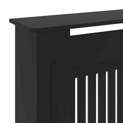 Kryt Radiátoru 2 Pcs Černá 205 X 20,5 X 81,5 Cm