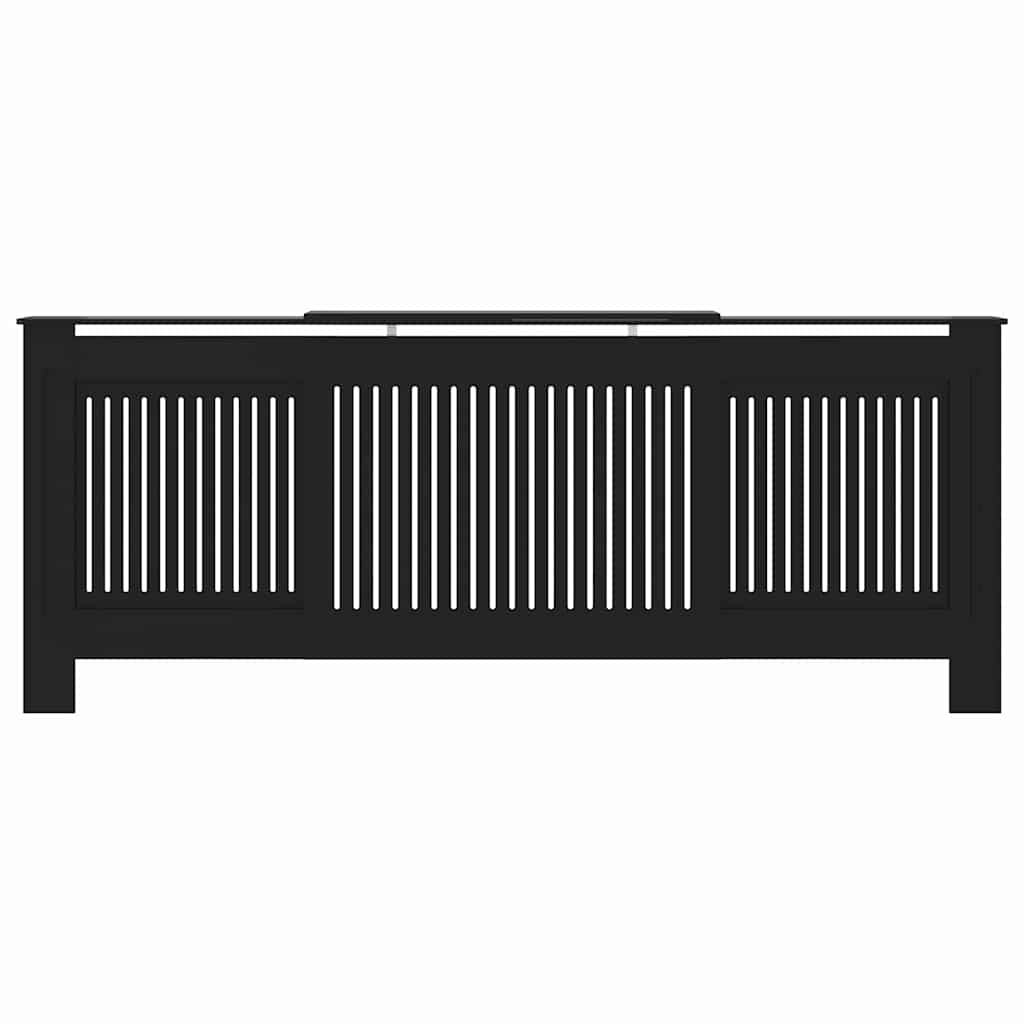 Kryt Radiátoru 2 Pcs Černá 205 X 20,5 X 81,5 Cm