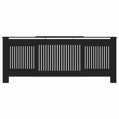 Kryt Radiátoru 2 Pcs Černá 205 X 20,5 X 81,5 Cm
