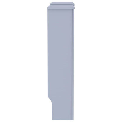 Kryt Radiátoru 2 Pcs Šedá 205 X 20,5 X 81,5 Cm Kompozitní Dřevo