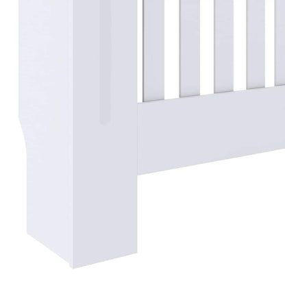 Kryt Radiátoru 2 Pcs Bílá 78 X 19 X 81,5 Cm Kompozitní Dřevo