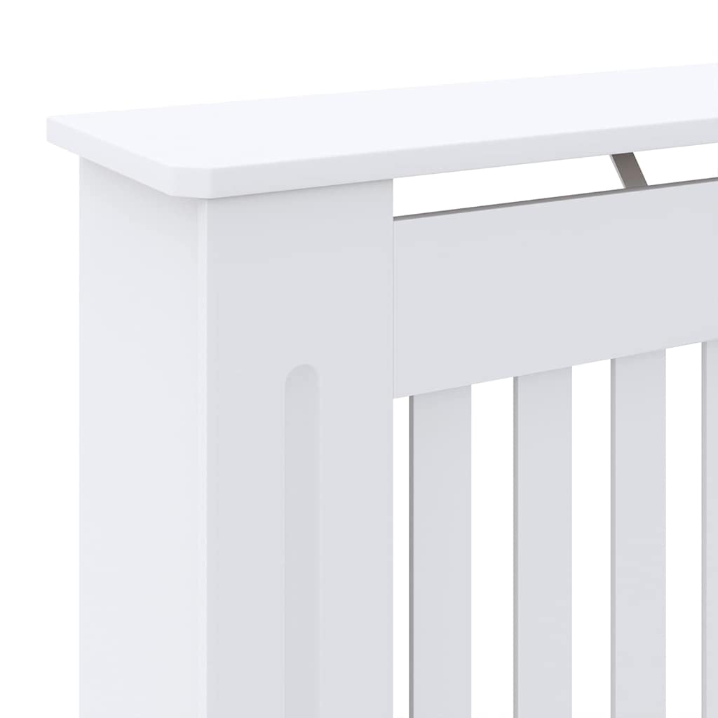 Kryt Radiátoru 2 Pcs Bílá 78 X 19 X 81,5 Cm Kompozitní Dřevo