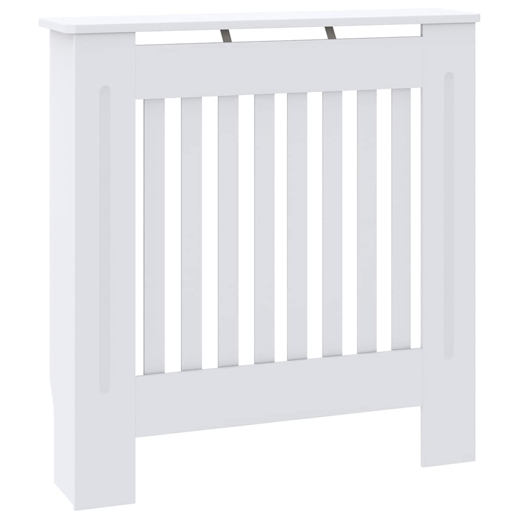 Kryt Radiátoru 2 Pcs Bílá 78 X 19 X 81,5 Cm Kompozitní Dřevo