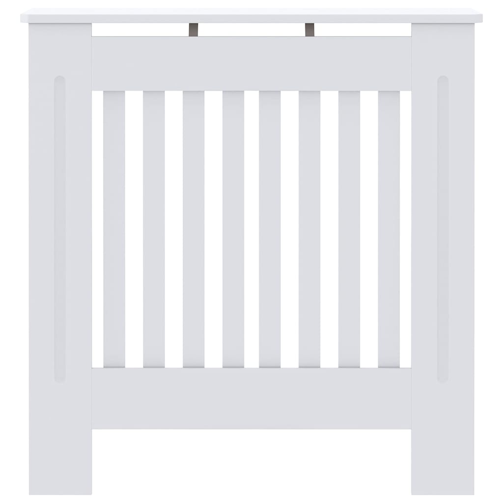 Kryt Radiátoru 2 Pcs Bílá 78 X 19 X 81,5 Cm Kompozitní Dřevo