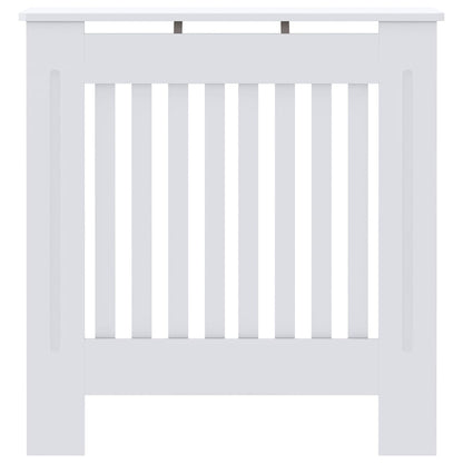 Kryt Radiátoru 2 Pcs Bílá 78 X 19 X 81,5 Cm Kompozitní Dřevo