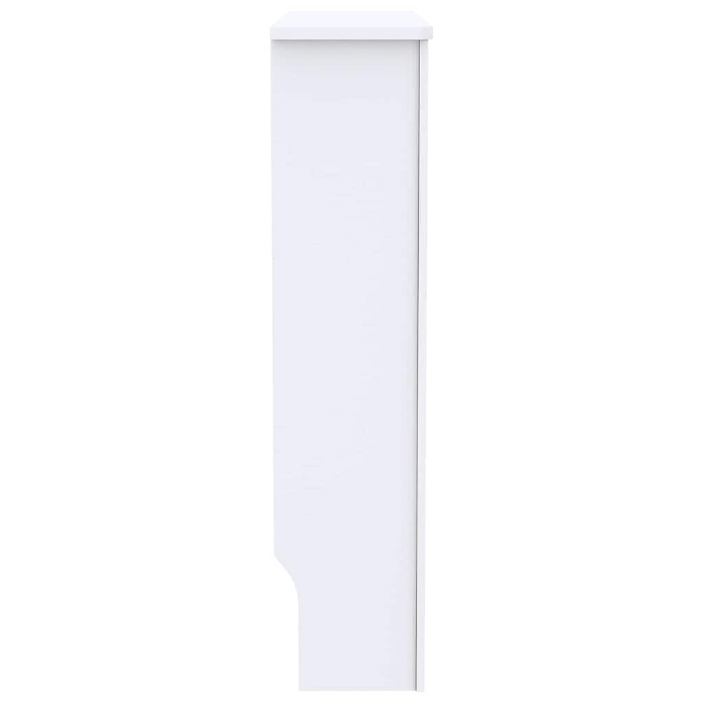 Kryt Radiátoru 2 Pcs Bílá 78 X 19 X 81,5 Cm Kompozitní Dřevo