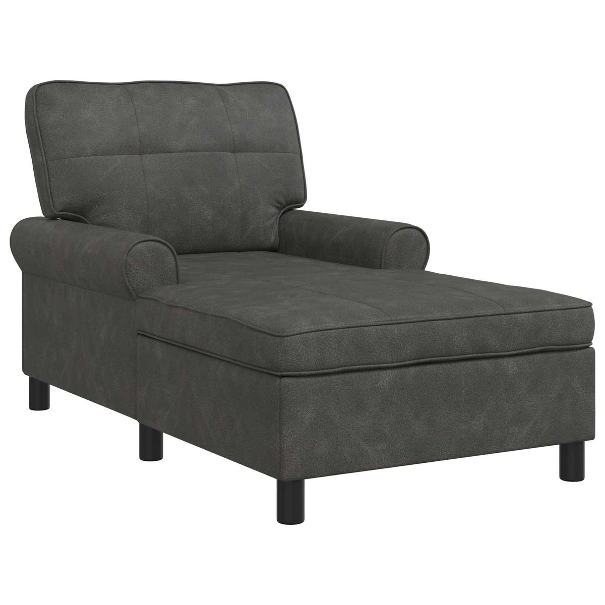 Chaise Lounge Umělá Kůže 91 X 157 X 91 Cm