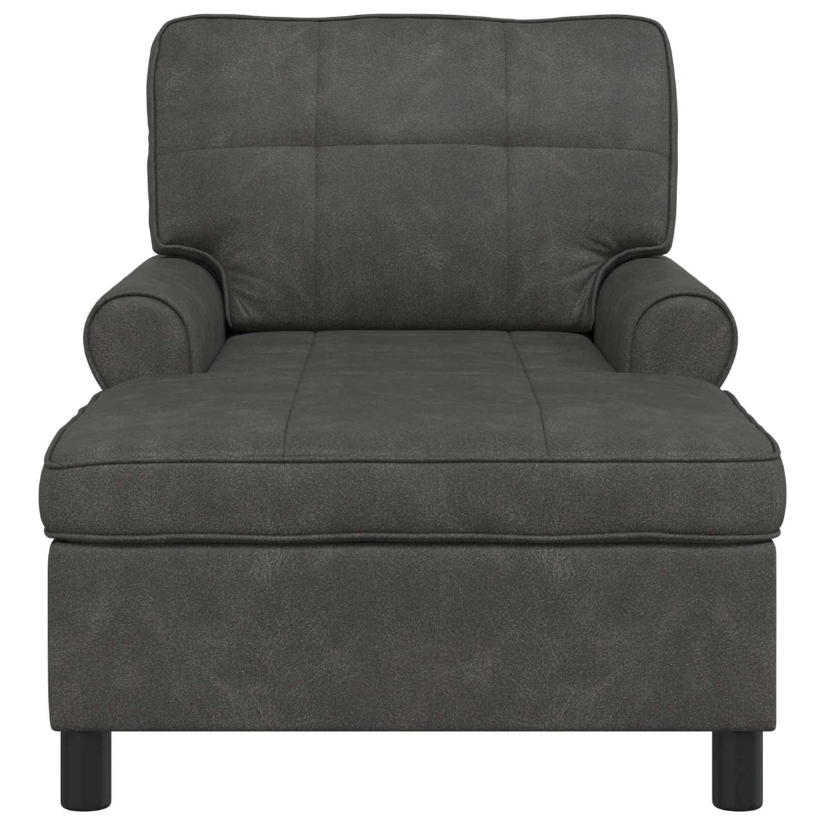 Chaise Lounge Umělá Kůže 91 X 157 X 91 Cm
