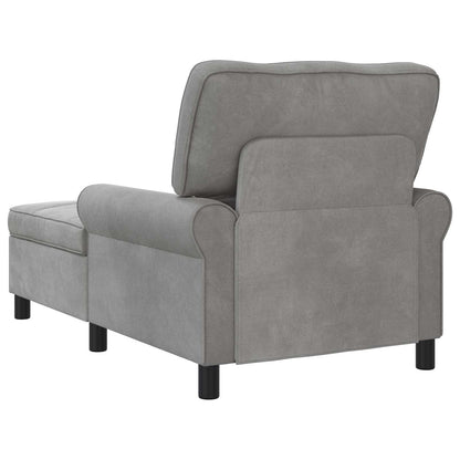 Chaise Lounge S Polštářem 91 X 157 X 91 Cm Samet