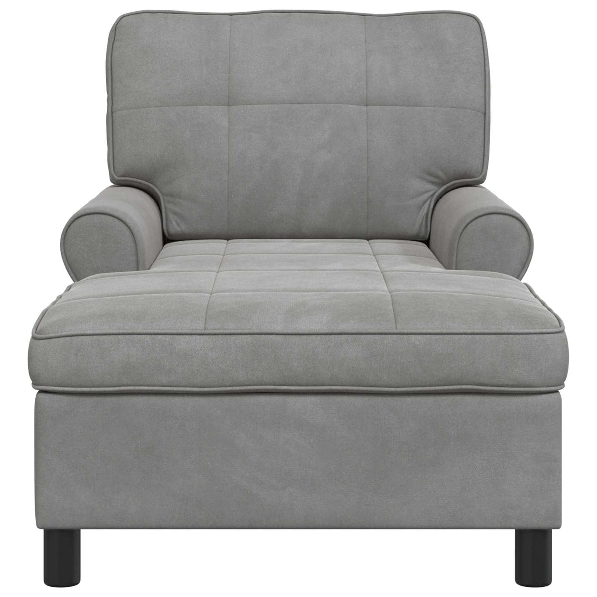 Chaise Lounge S Polštářem 91 X 157 X 91 Cm Samet