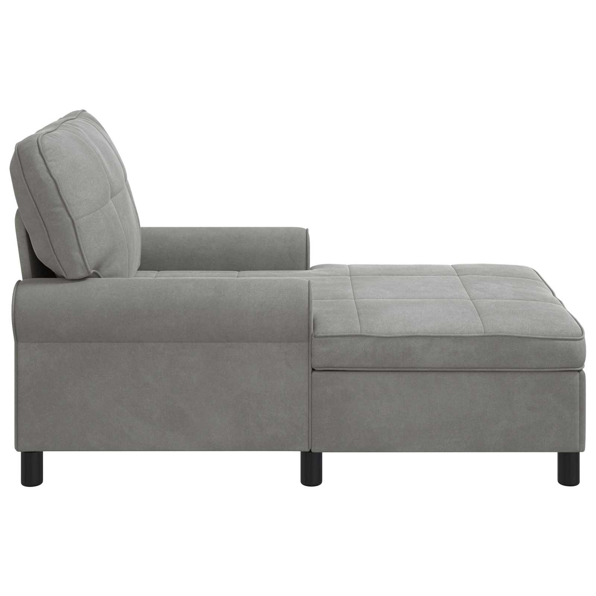 Chaise Lounge S Polštářem 91 X 157 X 91 Cm Samet