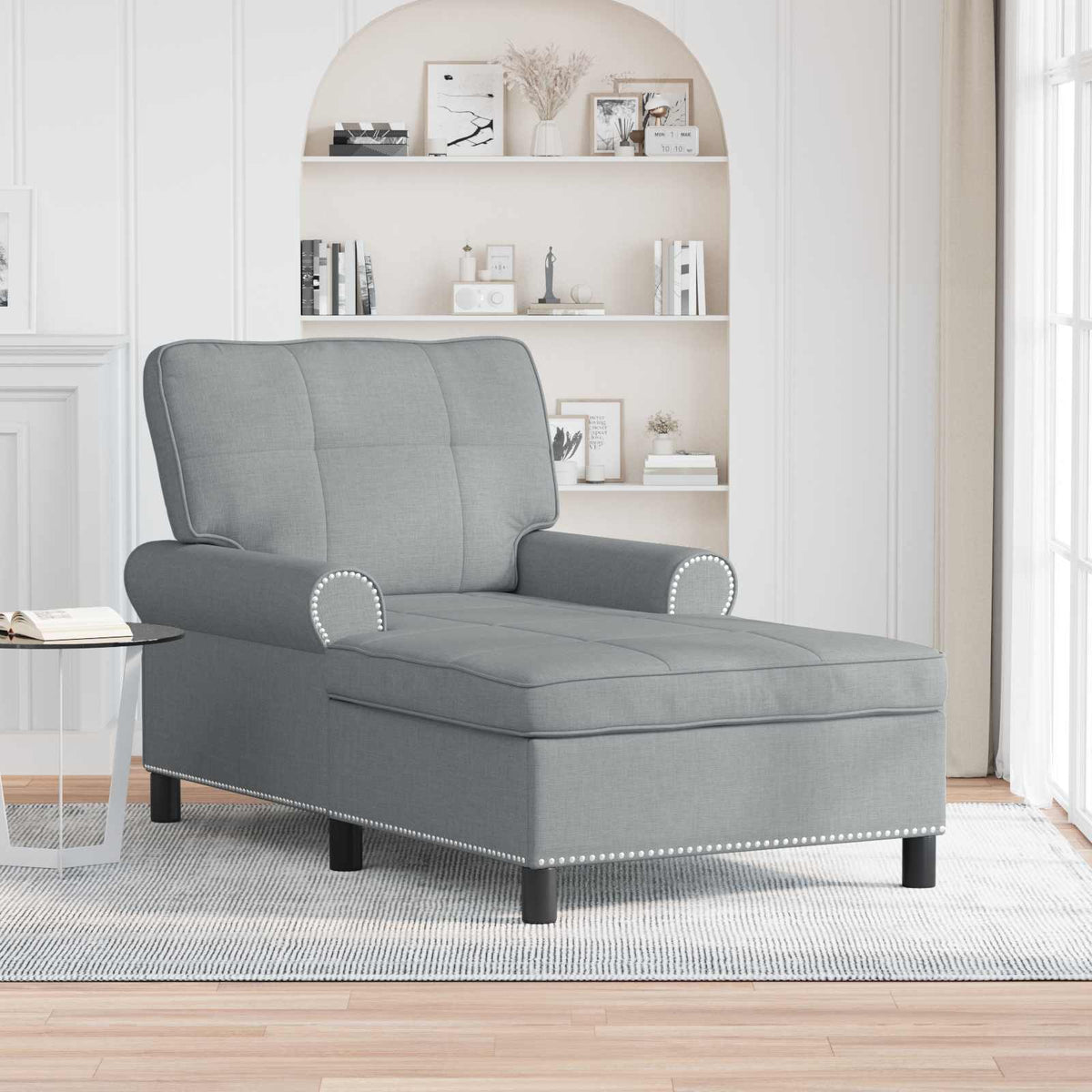 Chaise Lounge Textil 91 X 157 X 91 Cm