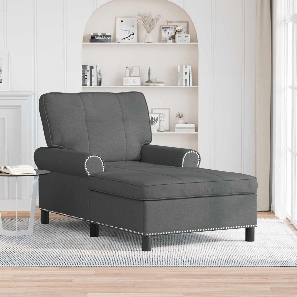 Chaise Lounge Textil 91 X 157 X 91 Cm