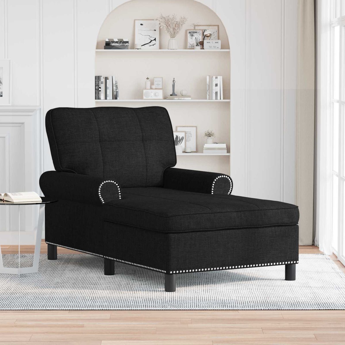 Chaise Lounge Textil 91 X 157 X 91 Cm