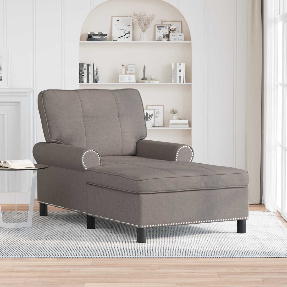 Chaise Lounge Textil 91 X 157 X 91 Cm