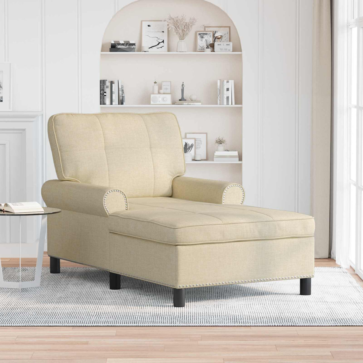 Chaise Lounge Textil 91 X 157 X 91 Cm