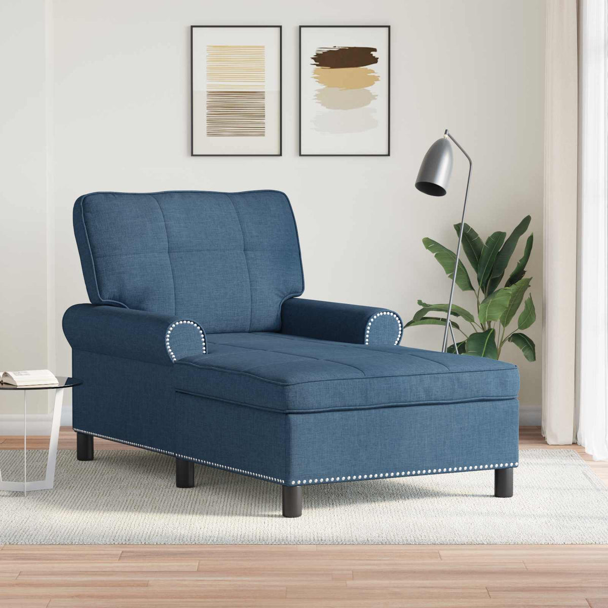 Chaise Lounge Textil 91 X 157 X 91 Cm