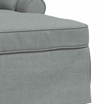 Lounge Chaise S Volánem 3 Ks Textil