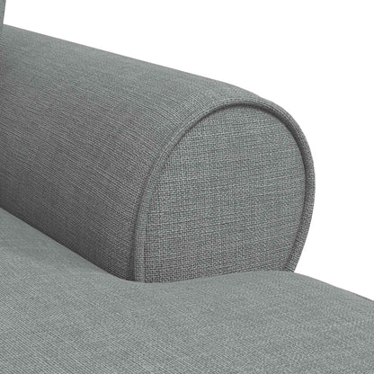 Lounge Chaise S Volánem 3 Ks Textil