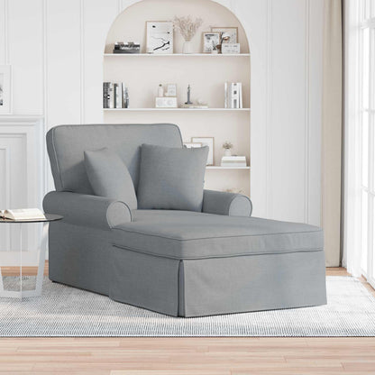 Lounge Chaise S Volánem 3 Ks Textil