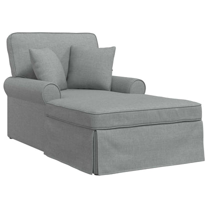 Lounge Chaise S Volánem 3 Ks Textil